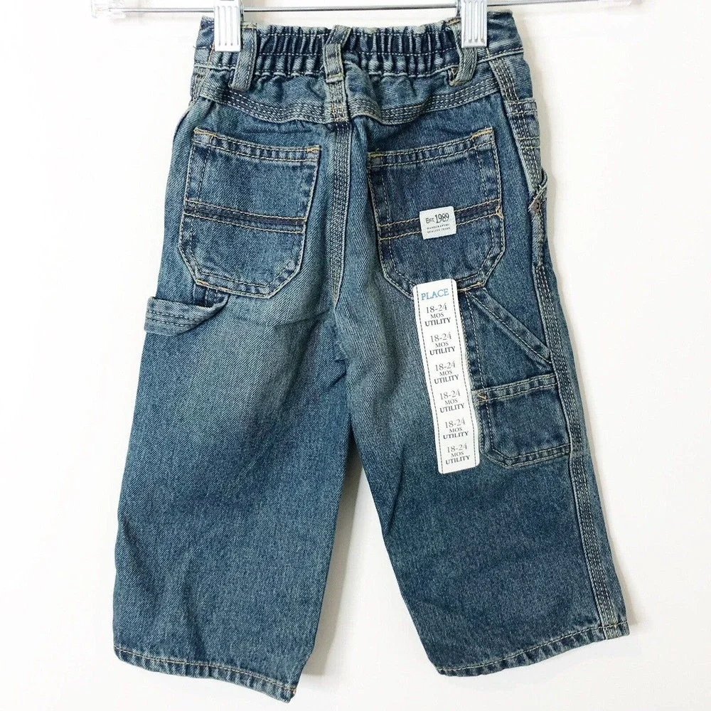 The Children's Place NWT Toddler Utility Jeans Size 18-24 Months